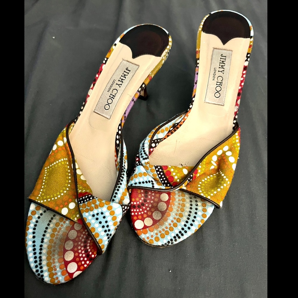 Jimmy Choo Summer Kitten Heel Shoes/ Sandals